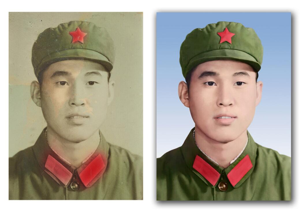 土默特左破损照片修复-18